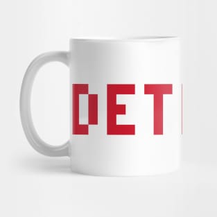 Pixel Hockey City Detroit 2017 Mug